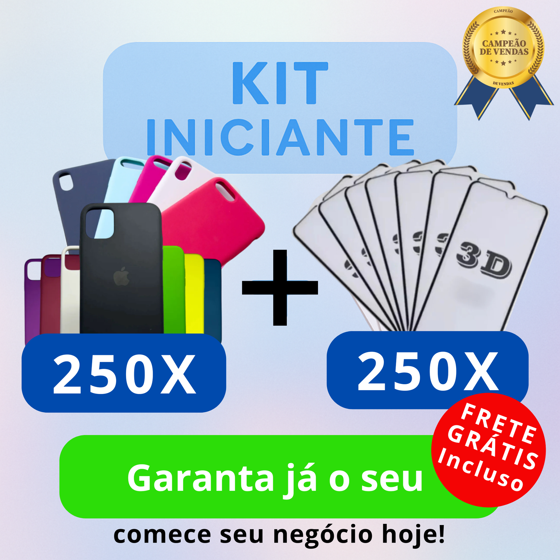 🟢 KIT INICIANTE – 500 PEÇAS SELECIONADAS