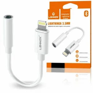 ADAPTADOR IOS LIGHTNING PARA FONE P2 3.5MM - LEHMOX - LE-870