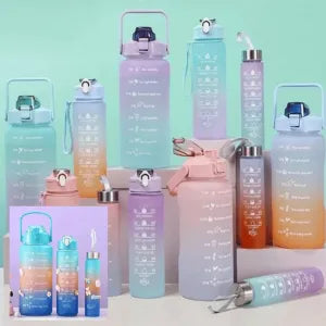 KIT 3 GARRAFAS FRASES MOTIVACIONAIS