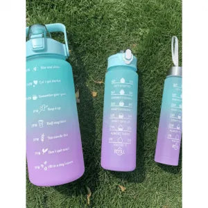 KIT 3 GARRAFAS FRASES MOTIVACIONAIS