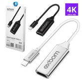 ADAPTADOR DE VÍDEO HDMI 4K PARA TIPO-C - EXBOM - U3V-X40