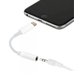 ADAPTADOR IOS LIGHTNING PARA FONE P2 3.5MM - LEHMOX - LE-870