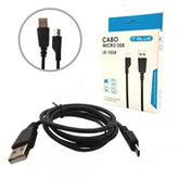 CABO DE DADOS USB PARA MICRO USB/V8 2.1A COM 1 METRO - IT-BLUE - LE-1024
