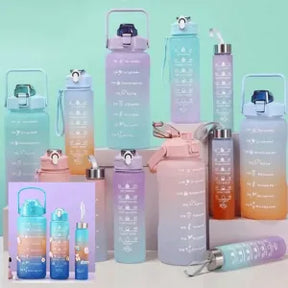 KIT 3 GARRAFAS FRASES MOTIVACIONAIS