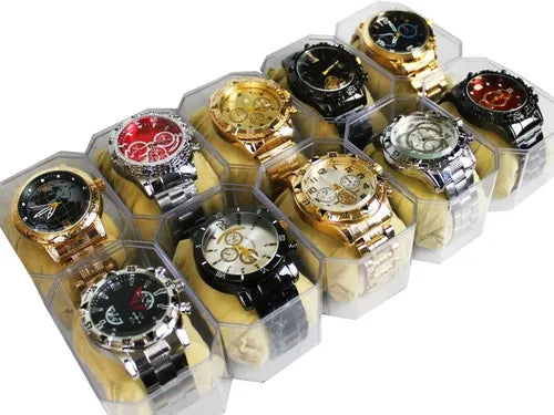 Kit 10 Relogio Atacado Kit Relogio Revenda Kit Relogio Masc
