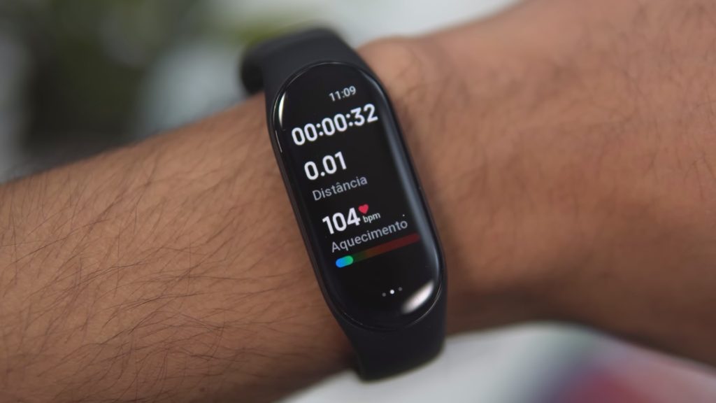 Kit 10 Unidades - Pulseira Inteligente XIAOMI Mi Band 7 - Tela AMOLED