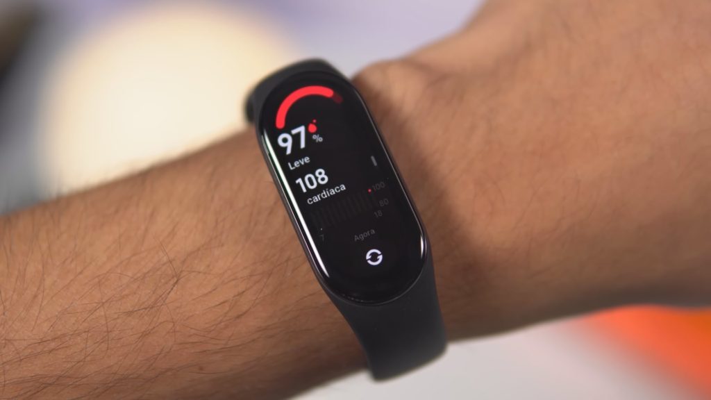 Kit 10 Unidades - Pulseira Inteligente XIAOMI Mi Band 7 - Tela AMOLED
