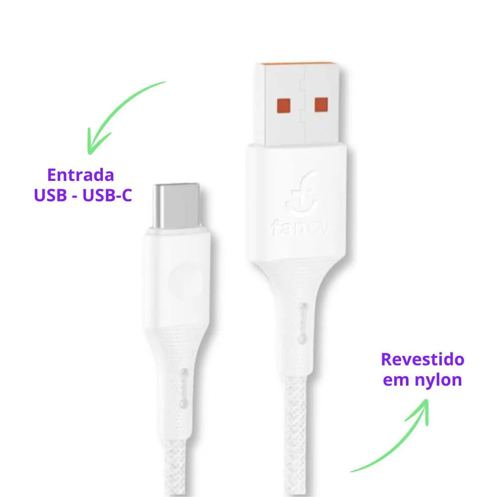 CABO DE DADOS TURBO 3.0A ROBUS - 1 METRO - FANCY - CA-08