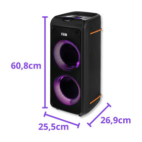 Caixa de Som Bluetooth 900W - FAM - A602