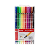 KIT 10 CANETINHAS DE CONTORNO PONTA FINA A-1688-10